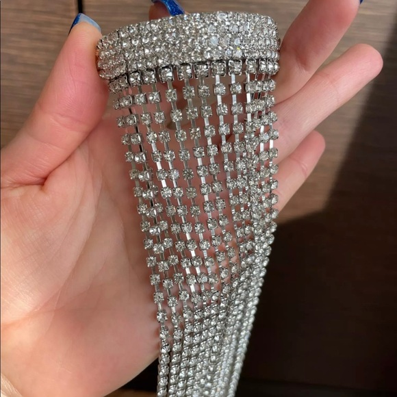 Shine Long Tassel Crystal Hairpin - Picture 7 of 11